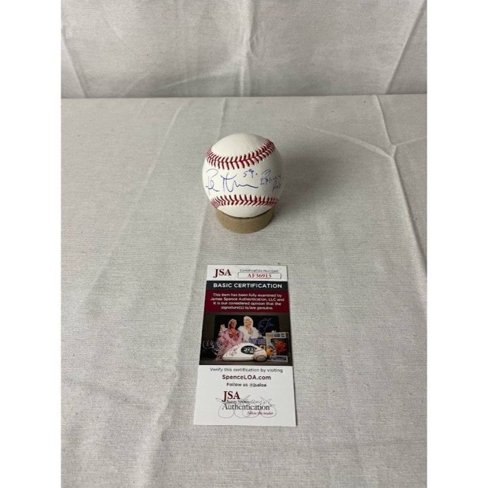Rob Thomson signed Philly Rob autographed OMLB Baseball JSA #AF36915